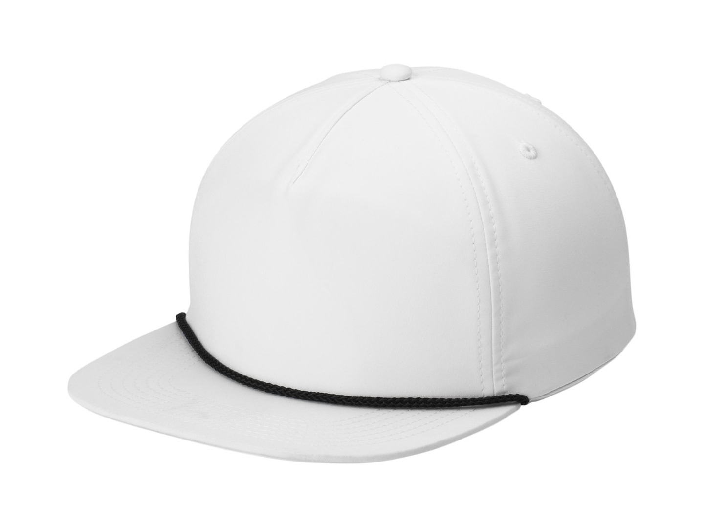 Port Authority C981 Rope Cap in White/ Black